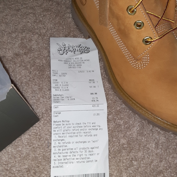NIB MEN'S TIMBERLAND BOOTS - Picture 8 of 9